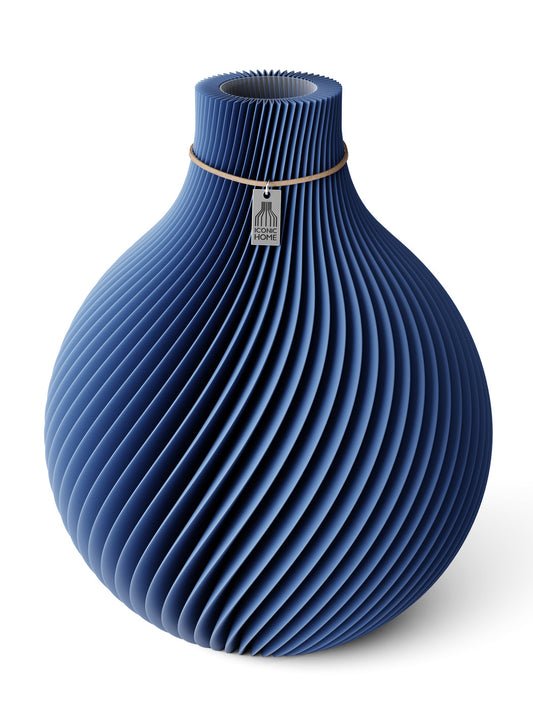 Vase Sphere Sea Blue 32 cm ICONIC HOME