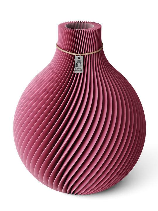 Vase Sphere in soft berry