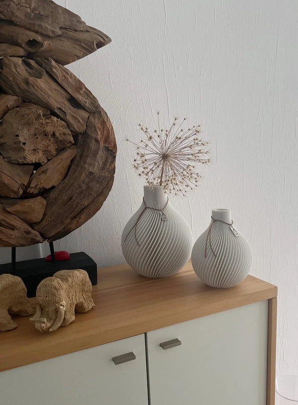 Vase Sphere weiß Kundenfoto