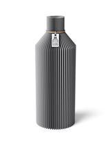 Vase Straight Dreamy Gray 24 cm ICONIC HOME Naturfarbenes Band