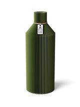 Vase Straight Moss Green 24 cm ICONIC HOME Naturfarbenes Band