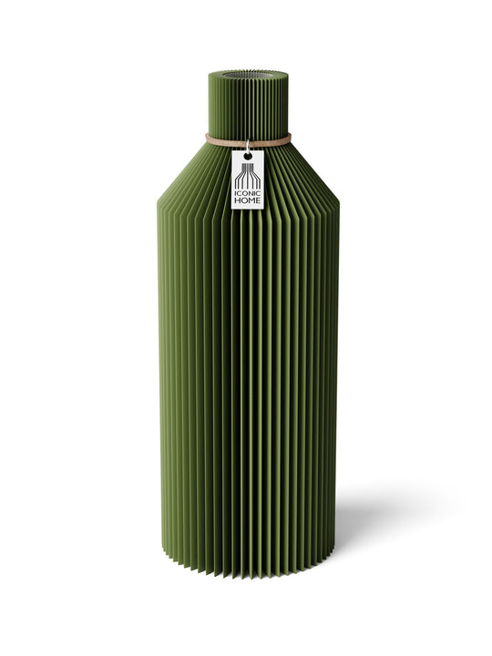 Vase Straight in moss green