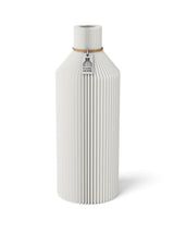Vase Straight Pure White 24 cm ICONIC HOME Naturfarbenes Band