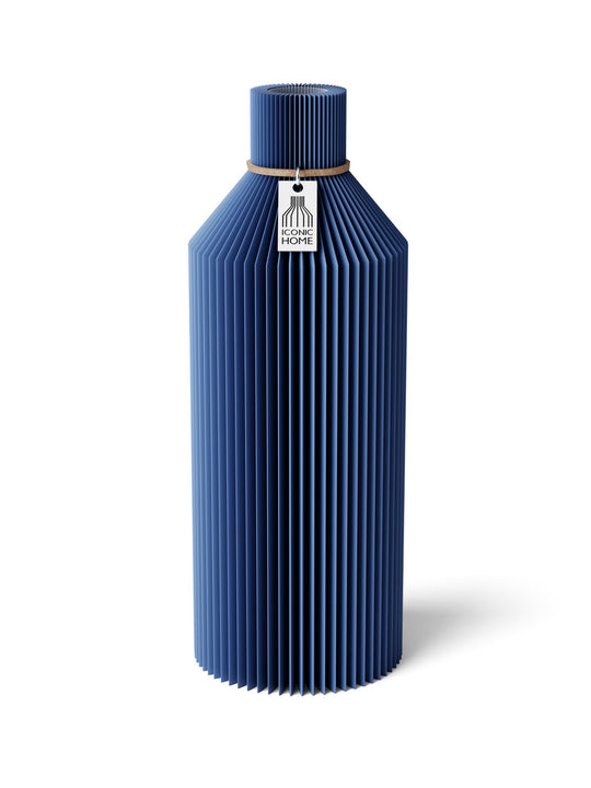 Vase Straight in sea blue