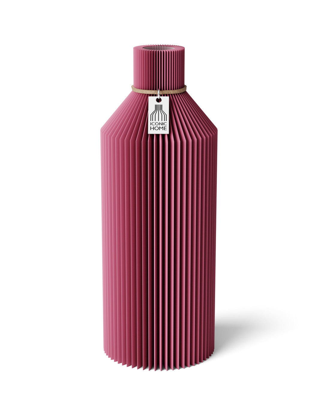 Vase Straight Soft Berry 24 cm ICONIC HOME