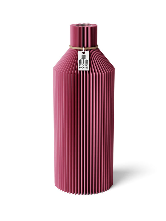 Vase Straight in soft berry