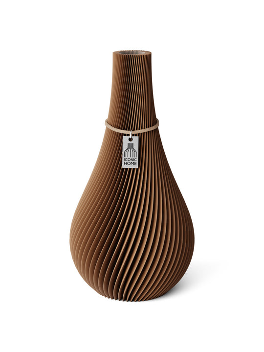 Vaso Twist in choco brown