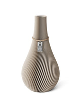 Vase Twist Cozy Greige 24 cm ICONIC HOME Naturfarbenes and