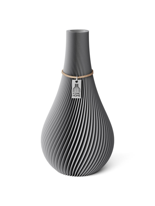 Vaso Twist in dreamy gray