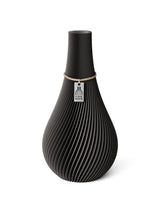 Vase Twist Stormy Gray 24 cm ICONIC HOME Naturfarbenes and